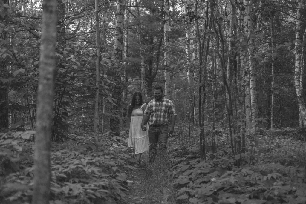 hiking in the northwoods
