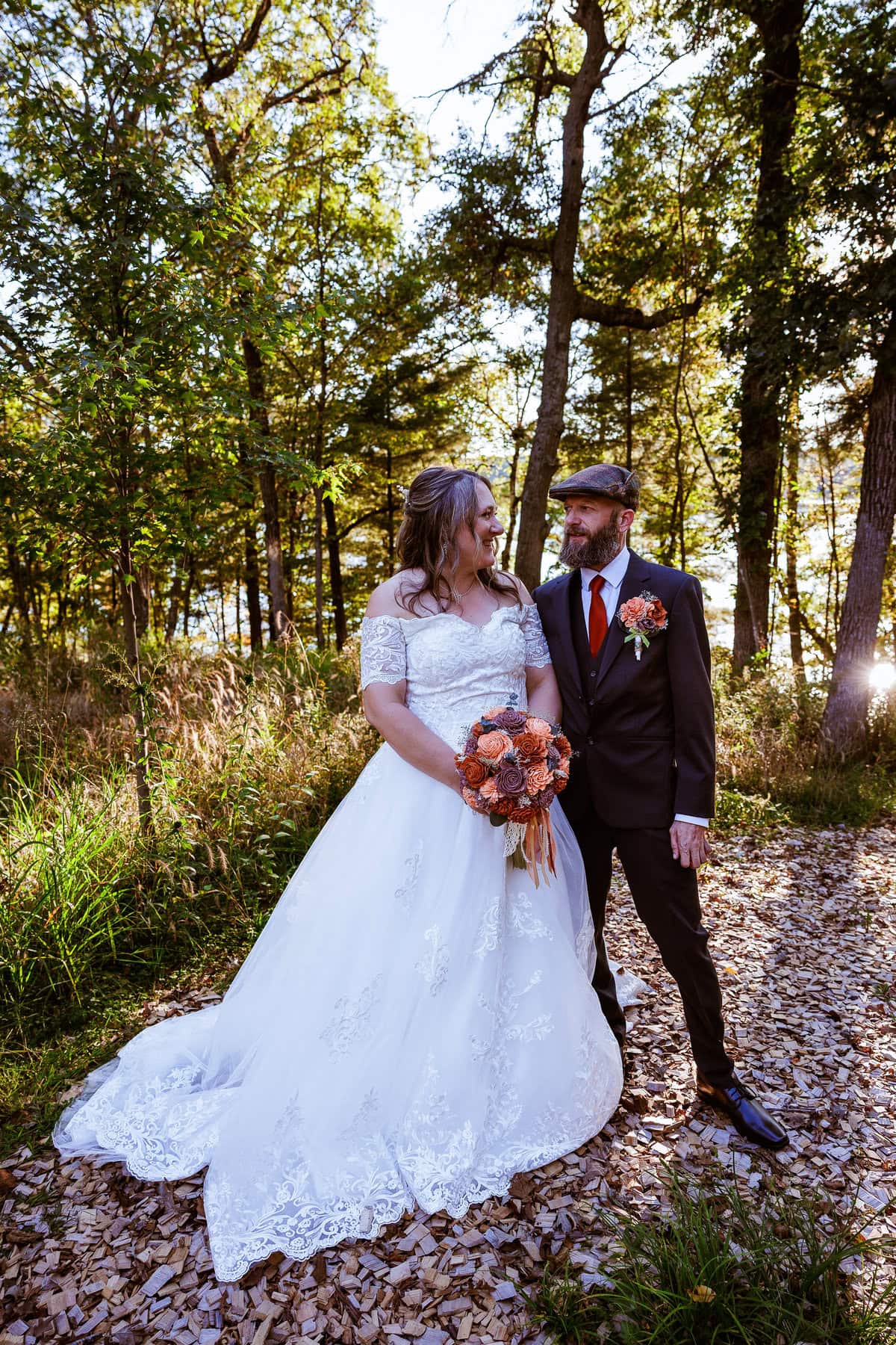 elopement in wisconsin bride and groom